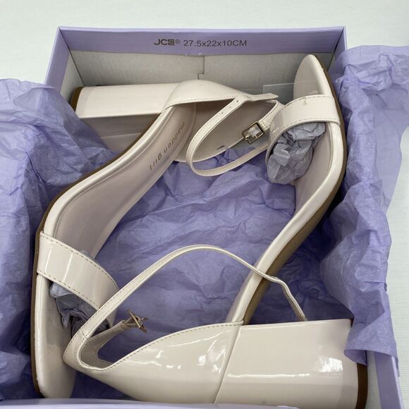 Madden Girl STAR Block Heel Platform Sandal Ankle Strap Square Toe Pink Size 11 - Picture 13 of 13